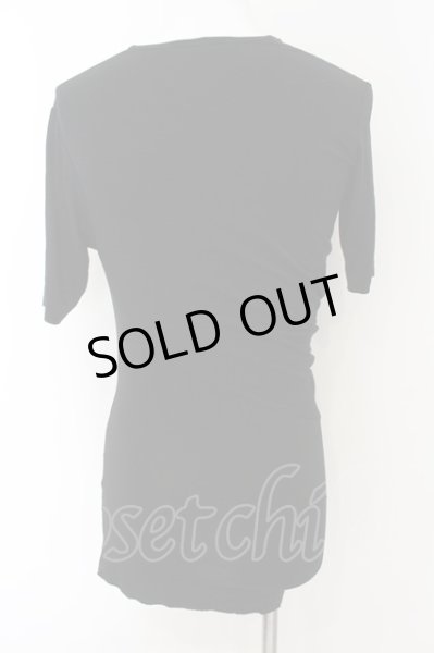 画像2: JULIUS / GORDINIコラボドレープショートスリーブTシャツ 1 ブラック O-25-01-09-036-JU-ts-YM-ZT099 (2)