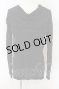 kiryuyrik / Damage Border Long Sleeve カットソー S ブラック O-25-01-09-037-ki-to-YM-ZT504