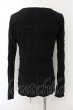 画像2: kiryuyrik / Damage Border Long Sleeve カットソー S ブラック O-25-01-09-037-ki-to-YM-ZT504 (2)