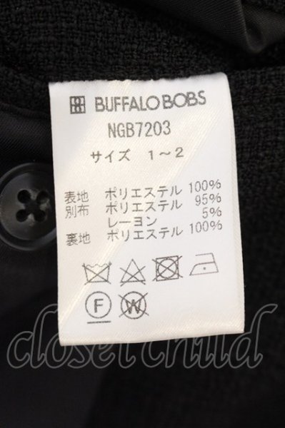画像3: BUFFALO BOBS / COZZA-LINTON(コッザ-リントン)イタリアンカラージャケット 1-2 ブラック O-25-01-09-041-BU-ja-YM-ZT097 (3)