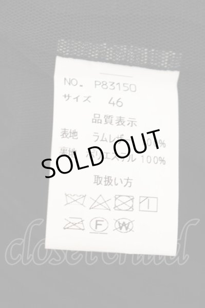 画像4: Moonage Devilment(清春) / ｘPROPA9ANDA ストレッチレザーミリタリーフーディージャケット 46 ブラック O-25-01-09-044-Mo-ja-YM-ZT506 (4)