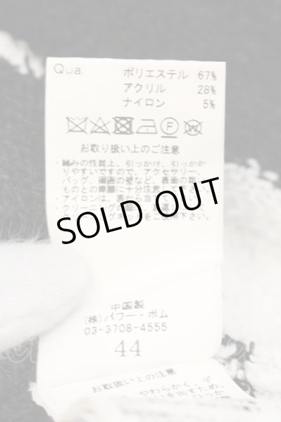画像3: CIVARIZE / Foldダブルプルオーバーニット 44 ブラックxホワイト O-25-01-09-048-CI-to-YM-OS (3)