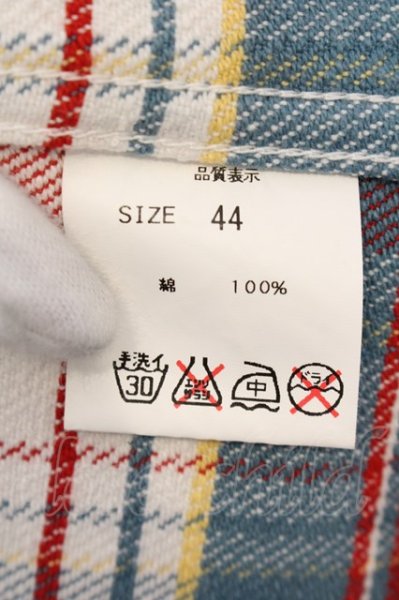 画像3: Moonage Devilment(清春) / LSチェックシャツ 44 レッド O-25-01-09-055-Mo-sh-YM-ZT097 (3)