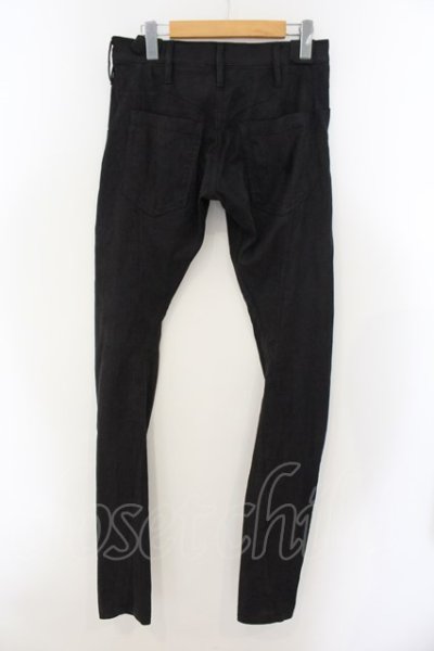 画像2: kiryuyrik / COATING SUEDE CURVE スキニーパンツ S ブラック O-25-01-09-058-ki-pa-YM-ZT097