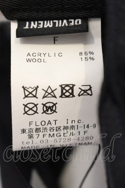 画像5: Moonage Devilment(清春) / EMBROIDERY FLAT VISOR キャップ  ブラック(ネイビー)xレッド O-25-01-09-072-Mo-za-YM-ZT134 (5)