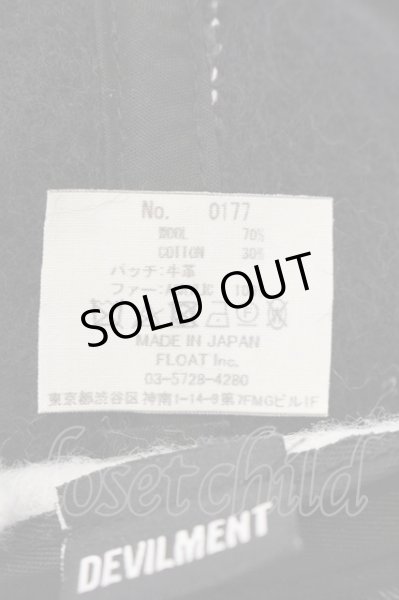 画像5: Moonage Devilment（清春） / FLIGHT キャップ L ブラック O-25-01-09-074-MO-za-YM-ZT191 (5)