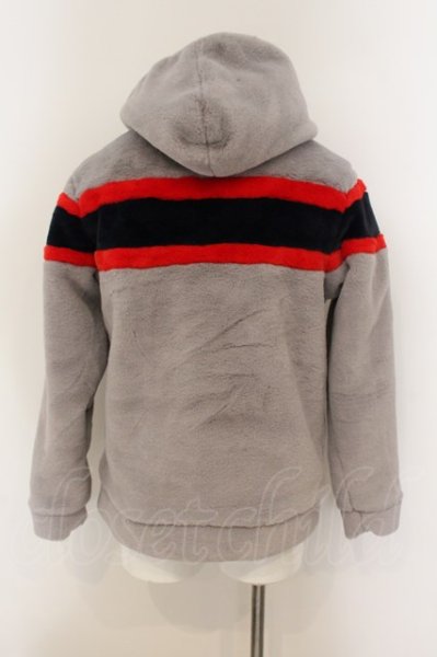 画像2: LUXE/R / 配色ライン切り替えシャギーパーカー【現在買取対象外】 L マルチ O-25-01-09-008-LX-to-YM-ZT099 (2)