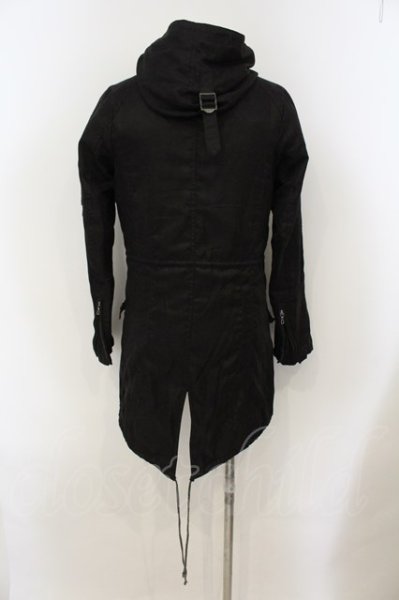 画像2: FUGA / ライナー付きファーモッズコート 44 ブラック O-25-01-09-012-FU-ou-YM-ZT-M104 (2)