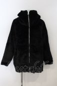 画像1: CIVARIZE / ボリュームファーブルゾンパーカー 44 ブラック O-25-01-09-013-CI-to-YM-ZT306 (1)