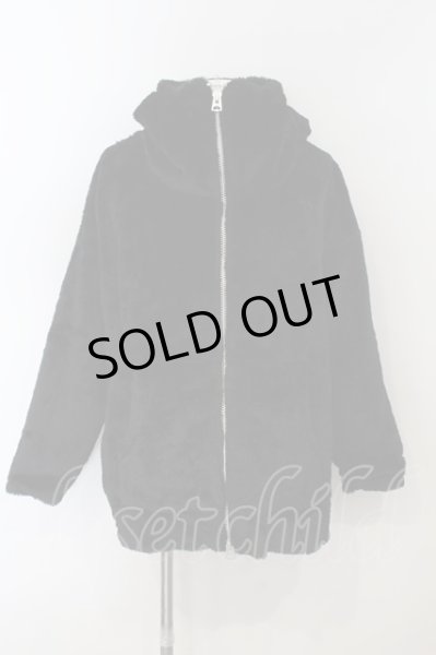 画像1: CIVARIZE / ボリュームファーブルゾンパーカー 44 ブラック O-25-01-09-013-CI-to-YM-ZT306 (1)