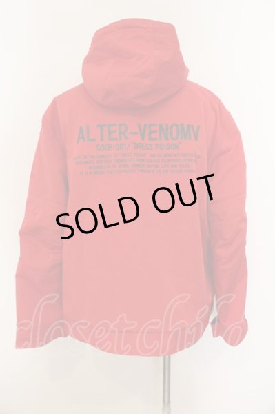 画像2: ALTER VENOMV / EPIC 裏ボアナイロンブルゾン ジャケット  レッド O-25-01-09-002-AL-ja-YM-ZT-M107 (2)