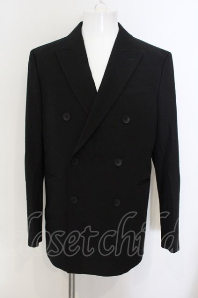 画像1: ZARA / SLIM FIT ダブルブレザージャケット EU 50 ブラック O-25-01-09-022-ZA-ja-YM-ZT222 (1)