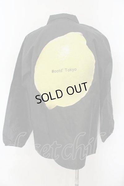 画像2: ＃OOTD / レモンプリントコーチジャケット【現在買取対象外】  ブラック O-25-01-09-023-＃O-ja-YM-ZT242
