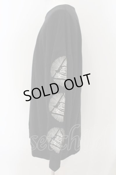 画像2: マダラニンゲン / 刺繍カットソー  ブラック O-25-01-09-026-MD-to-YM-OS (2)