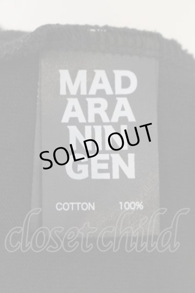 画像4: マダラニンゲン / 刺繍カットソー  ブラック O-25-01-09-026-MD-to-YM-OS (4)