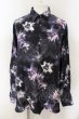 画像1: CIVARIZE / フラワードルマンジャガードシャツ F パープル O-25-01-09-027-CI-sh-YM-ZT305 (1)