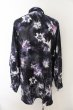画像2: CIVARIZE / フラワードルマンジャガードシャツ F パープル O-25-01-09-027-CI-sh-YM-ZT305 (2)