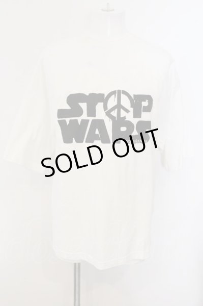 画像1: PROPA9ANDA / STOP WARS Tシャツ M ホワイト O-25-01-12-008-PR-ts-YM-ZT190 (1)