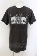 画像1: SMACK ENGINEER / ツインスカルBIG Tシャツ  チャコール O-25-01-12-011-SM-ts-YM-ZT190 (1)