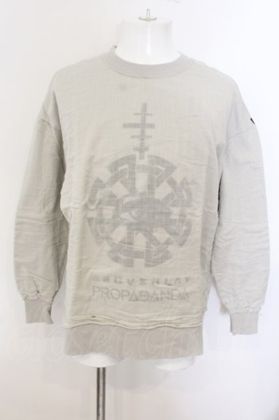 画像1: PROPA9ANDA / ANOVERLAYコラボ ICONIC GAUZE LAYERED スウェット M グレー O-25-01-12-012-PR-to-YM-ZT190 (1)