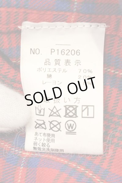 画像4: PROPA9ANDA / ERODED CHECK シャツ M レッド O-25-01-12-013-PR-sh-YM-ZT189 (4)