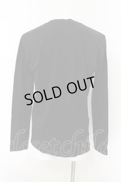 画像2: NO ID. / ギザリヨセルピンタックロンTカットソー 2 ブラック O-25-01-12-023-NO-to-YM-ZT190 (2)