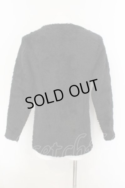 画像2: CIVARIZE / ラウンドネックファーニット  ブラック O-25-01-12-027-CI-to-YM-OS (2)