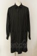 画像1: NO ID. / ロングシャツコート ONE ブラック O-25-01-17-028-NO-sh-YM-ZT256 (1)