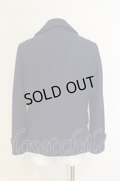 画像2: VANQUISH / \800ｇヘヴィメルトンPコート L ブルー O-25-01-17-030-VA-ou-YM-ZT-M104 (2)