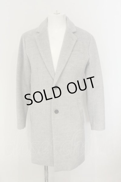 画像1: Black by VANQUISH / ウールチェスターコート M グレー O-25-01-17-033-Bl-ou-YM-ZT-M104 (1)