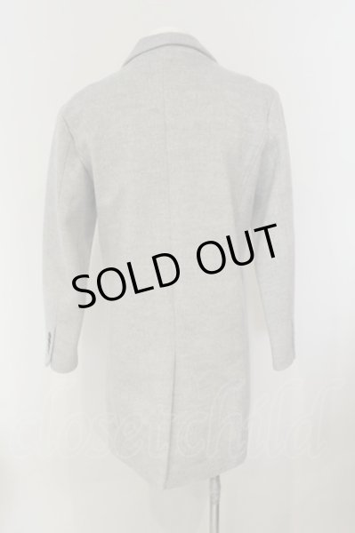 画像2: Black by VANQUISH / ウールチェスターコート M グレー O-25-01-17-033-Bl-ou-YM-ZT-M104 (2)