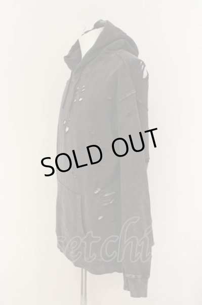 画像3: Moonage Devilment / ピグメントダメージプルオーバー  グレー O-25-01-17-003-Mo-to-YM-ZT085 (3)