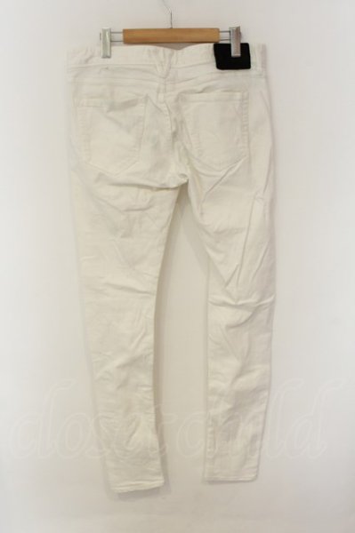 画像3: VANQUISH / Shotgun Damagepower Stretch Needle Skinnyパンツ 34 ホワイト O-25-01-17-040-VA-pa-YM-ZT194 (3)