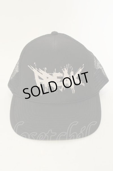 画像2: Moonage Devilment / FREAK メッシュキャップ  ブラックｘホワイト O-25-01-17-042-Mo-za-YM-OS (2)