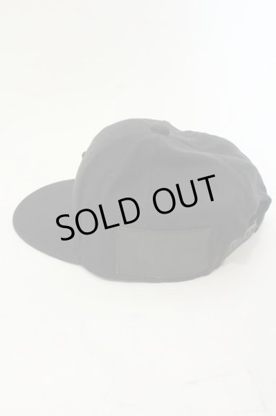 画像3: Moonage Devilment / レザーパッチ刺繍フラットバイザーキャップ Sword  ブラックｘブラック O-25-01-17-046-Mo-za-YM-ZT221 (3)