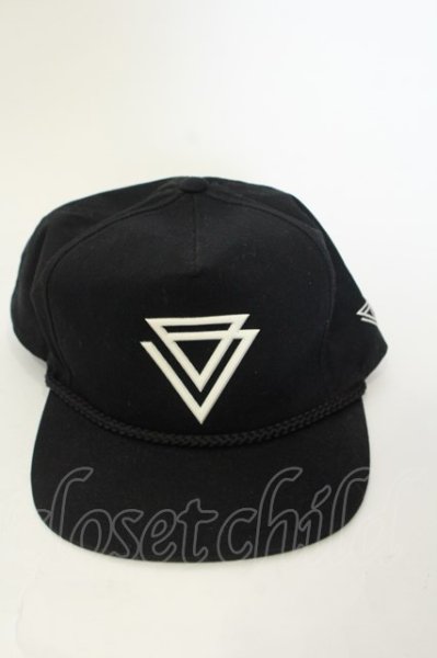 画像2: Moonage Devilment / GRAPHIC フラットバイザーキャップ  ブラックｘホワイト O-25-01-17-051-Mo-za-YM-ZT221 (2)