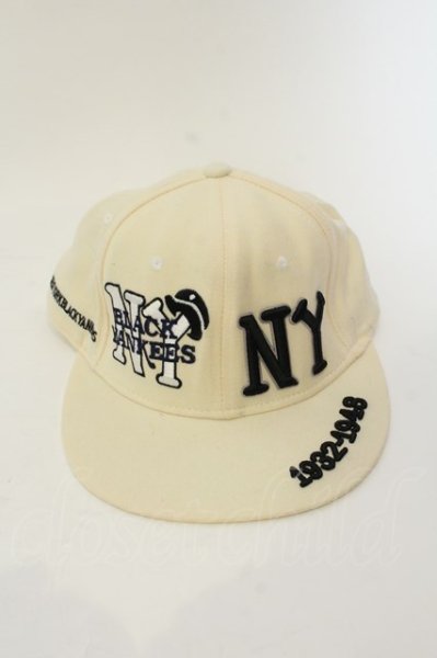 画像2: NEW ERA / BLACK YANKEES　キャップ  クリーム O-25-01-17-055-NE-za-YM-ZT221 (2)