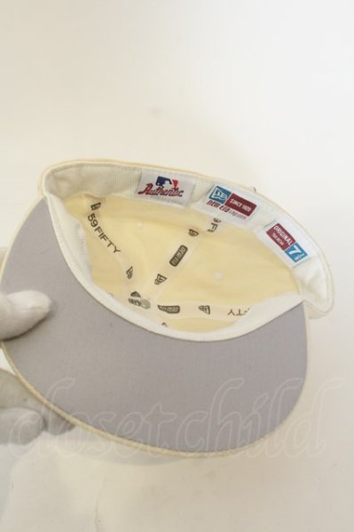 画像4: NEW ERA / BLACK YANKEES　キャップ  クリーム O-25-01-17-055-NE-za-YM-ZT221 (4)