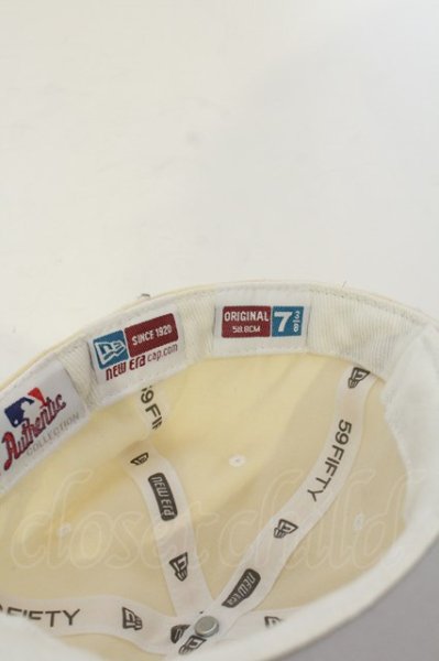 画像6: NEW ERA / BLACK YANKEES　キャップ  クリーム O-25-01-17-055-NE-za-YM-ZT221 (6)