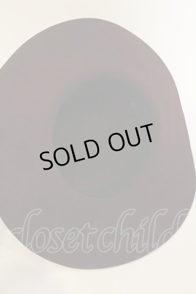 画像3: CIVARIZE / 中折れワイドブリムハット  ワイン O-25-01-17-056-CI-za-YM-ZT520 (3)