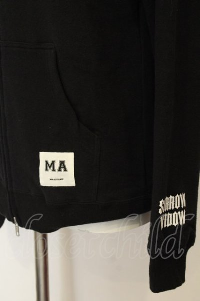 画像3: Moonage Devilment / SORROW WIDOW パーカー 44 ブラック O-25-01-17-006-Mo-to-YM-ZT120 (3)
