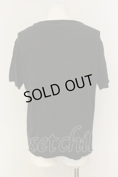 画像2: Moonage Devilment / Skull Print Big Tシャツ  ブラック O-25-01-17-009-Mo-ts-YM-ZT088 (2)