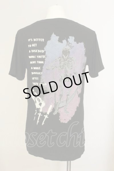 画像1: SWITCHBLADE / SKULL GRAFFITI Tシャツ S ブラック O-25-01-17-013-SW-ts-YM-ZT085 (1)