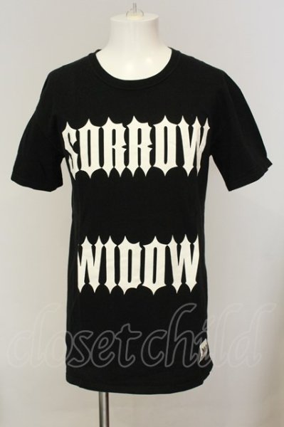 画像1: Moonage Devilment / SORROW WIDOW Big Tシャツ 44 ブラック O-25-01-17-016-Mo-ts-YM-ZT120 (1)