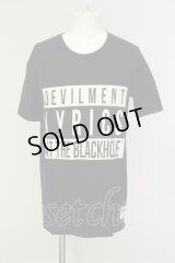 Moonage Devilment / LYRICS Big Tシャツ 44 ブラック O-25-01-17-017-Mo-ts-YM-ZT088