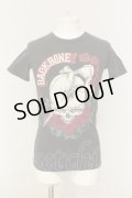 BACK BONE / THE BASIS プリントTシャツ S ブラック（ピグメント） O-25-01-17-019-BA-ts-YM-ZT490