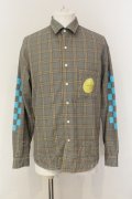 #ootd / レモンチェッカータータンシャツ【現在買取対象外】  グレー O-25-01-17-023-OO-sh-YM-ZT256