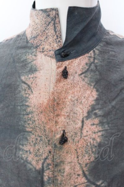 画像2: IFSIXWASNINE / TXS-4/M シャツ【メンズ1】 1 ブルーグレイ系ｘレッド O-25-01-24-022-IF-sh-YM-ZT371 (2)