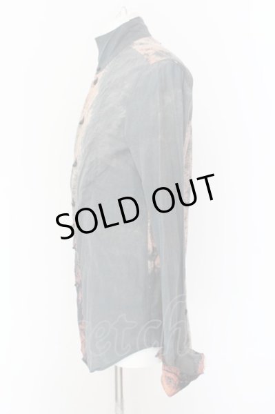 画像3: IFSIXWASNINE / TXS-4/M シャツ【メンズ1】 1 ブルーグレイ系ｘレッド O-25-01-24-022-IF-sh-YM-ZT371 (3)