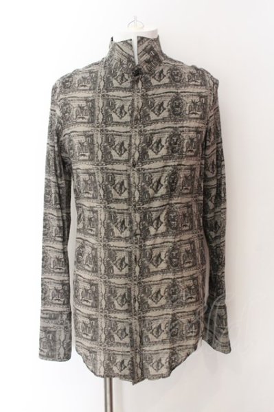 画像1: IFSIXWASNINE / TXS-4/M マネーシャツ【メンズ1】 1 グレー O-25-01-24-023-IF-sh-YM-ZT370 (1)